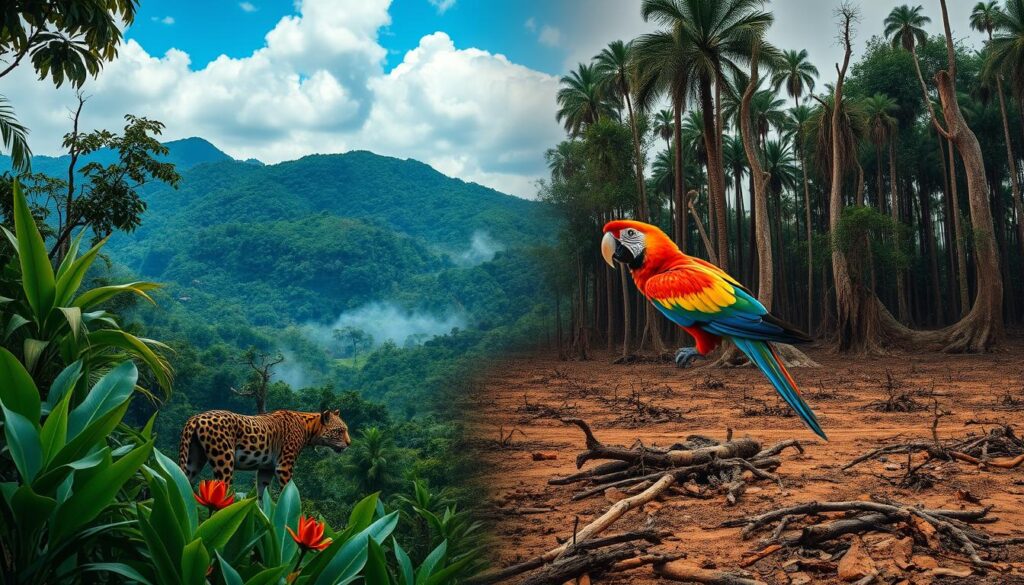 Biodiversidade ameaçada