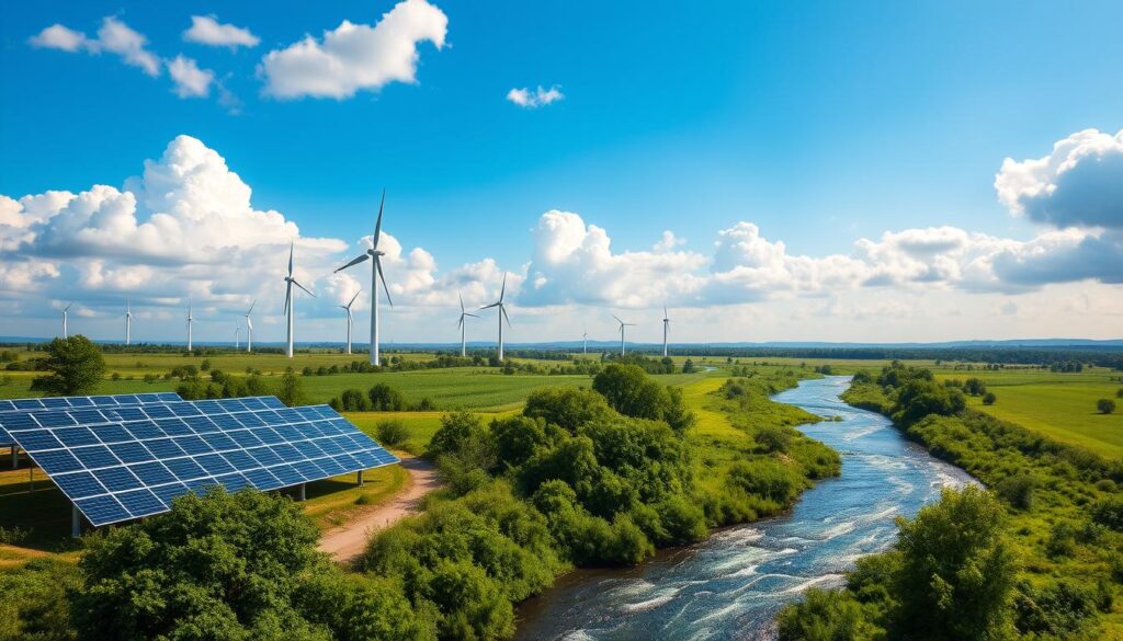 energia limpa e fontes renováveis de energia
